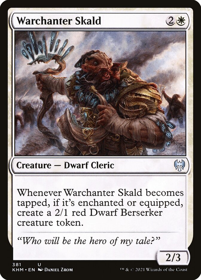Warchanter Skald 381/285 (Kaldheim)  | Good Games Modbury