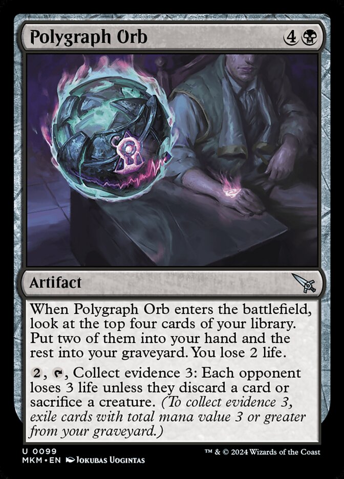 Polygraph Orb 99/286 (Murders at Karlov Manor)  - Foil | Good Games Modbury