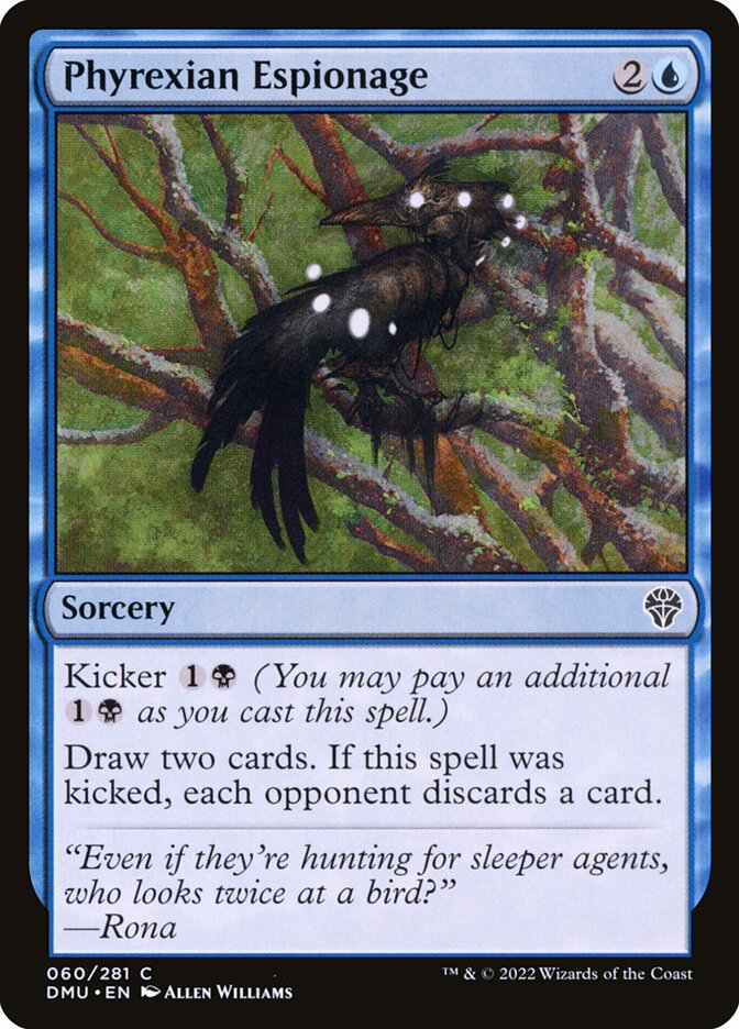 Phyrexian Espionage 60/281 (Dominaria United)  - Foil | Good Games Modbury