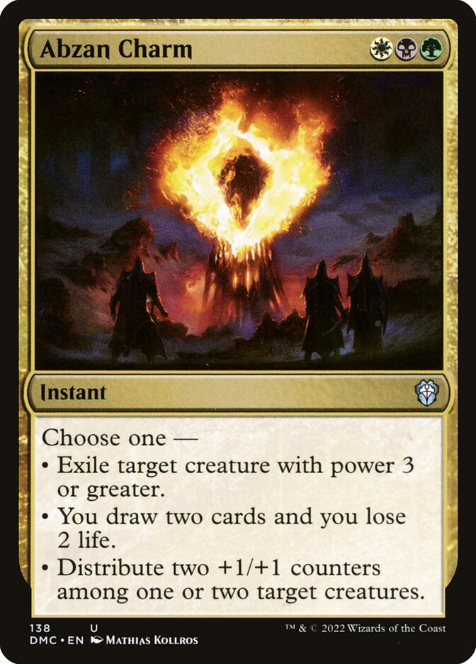 Abzan Charm 138/50 (Commander: Dominaria United)  | Good Games Modbury