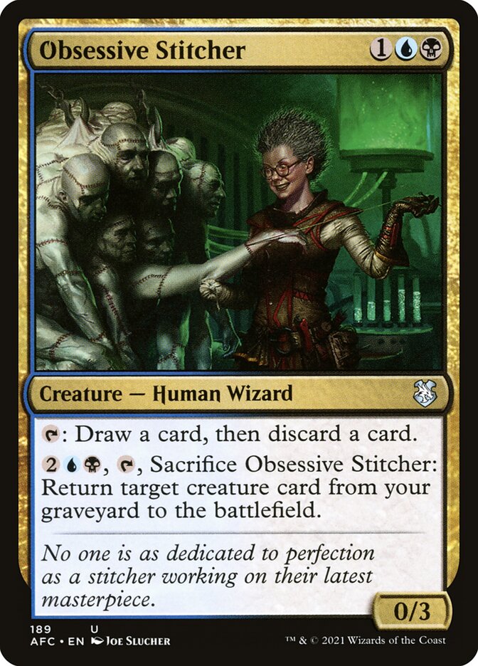 Obsessive Stitcher 189/62 (Commander: Adventures in the Forgotten Realms)  | Good Games Modbury