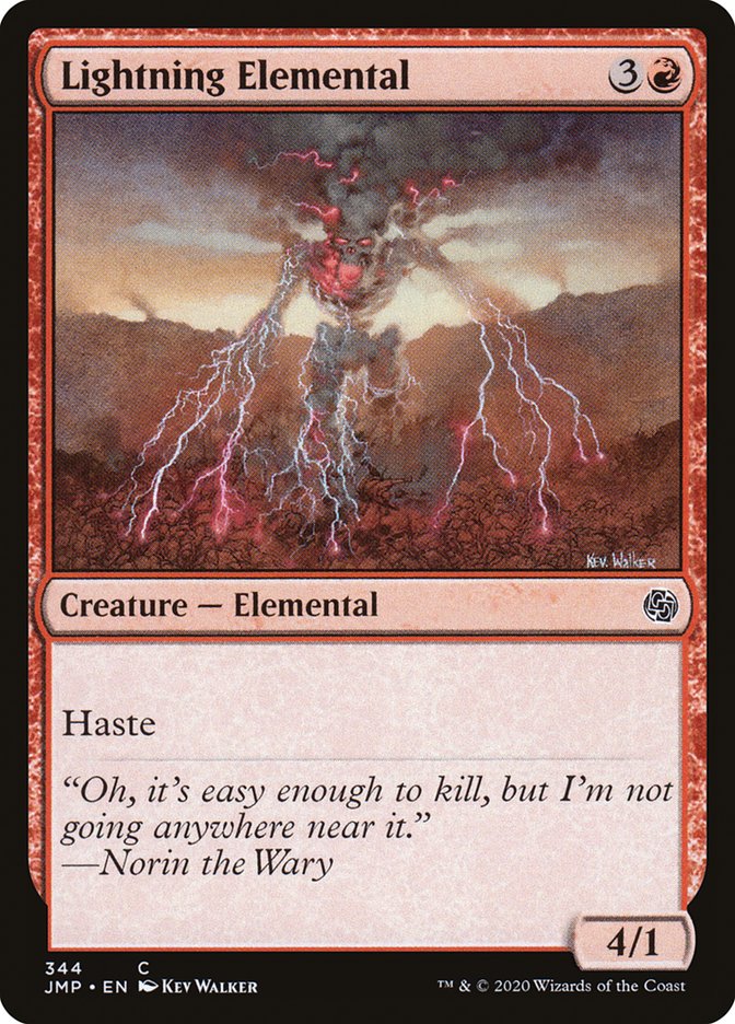 Lightning Elemental 344/495 (Jumpstart)  | Good Games Modbury