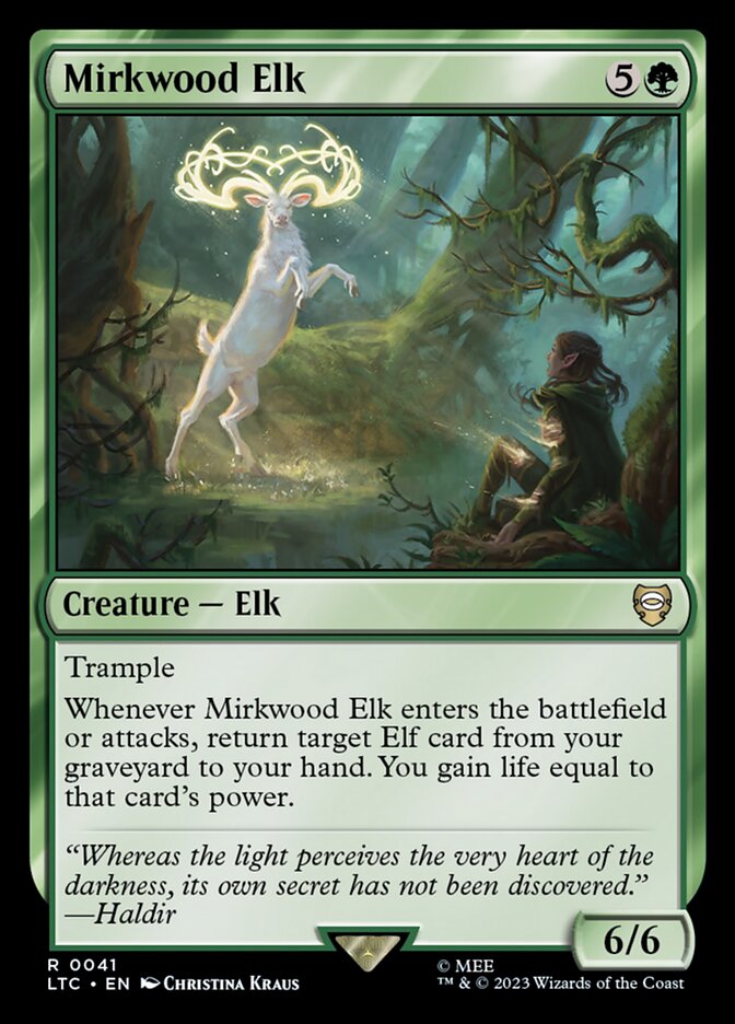 Mirkwood Elk 41 (Commander: The Lord of the Rings: Tales of Middle-earth)  | Good Games Modbury