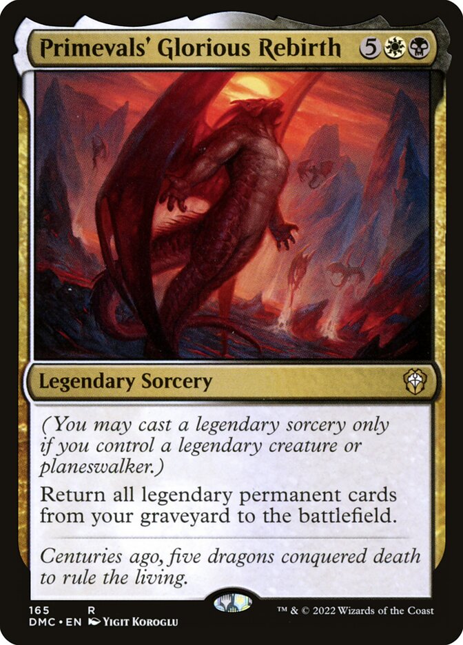 Primevals' Glorious Rebirth 165 (Commander: Dominaria United)  | Good Games Modbury