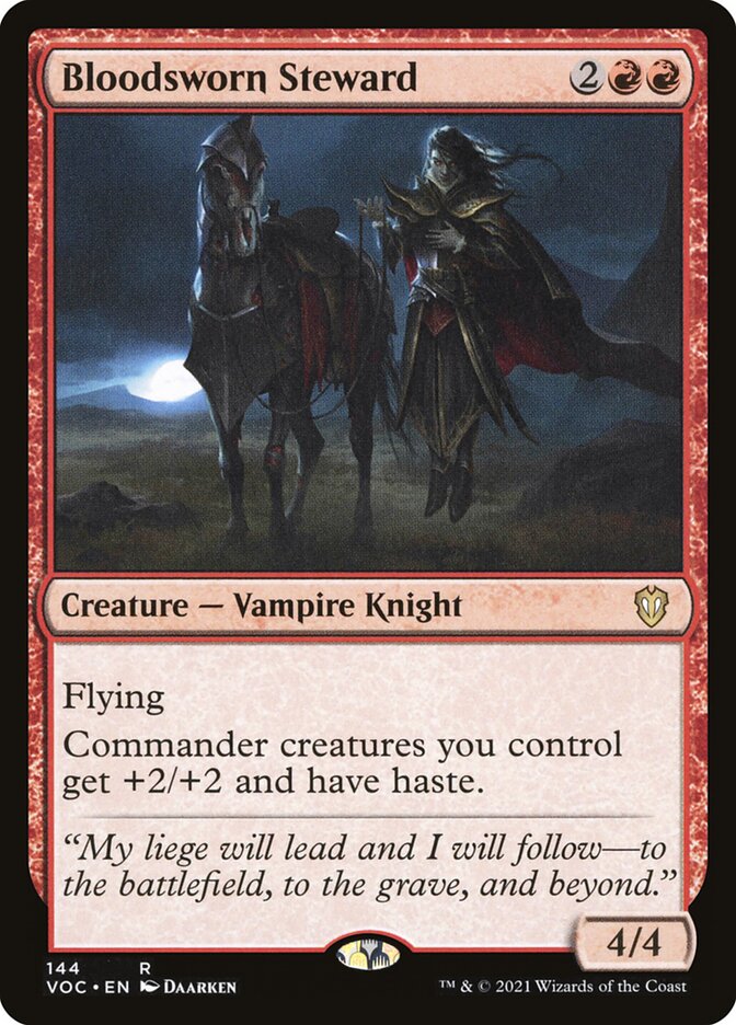 Bloodsworn Steward 144/38 (Commander: Innistrad: Crimson Vow)  | Good Games Modbury