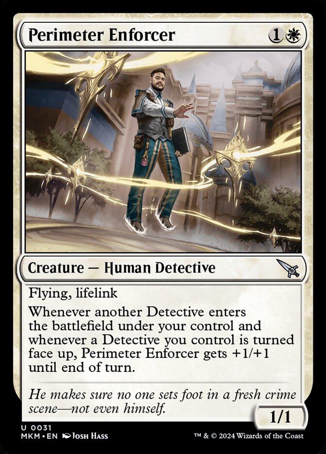 Perimeter Enforcer 31/286 (Murders at Karlov Manor)  - Foil | Good Games Modbury