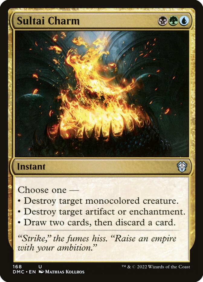 Sultai Charm 168/50 (Commander: Dominaria United)  | Good Games Modbury