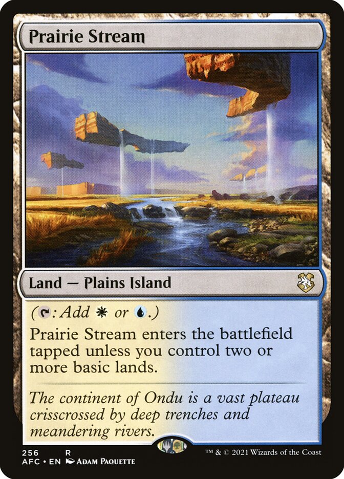 Prairie Stream 256/62 (Commander: Adventures in the Forgotten Realms)  | Good Games Modbury