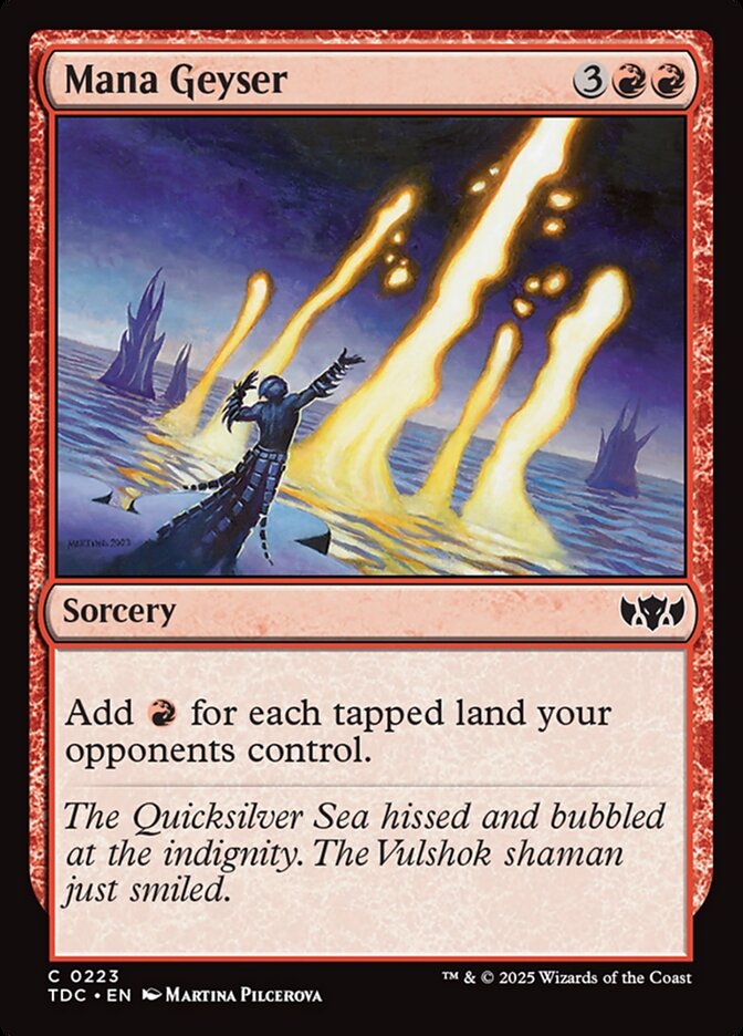Mana Geyser 223 (Commander: Tarkir: Dragonstorm)  | Good Games Modbury