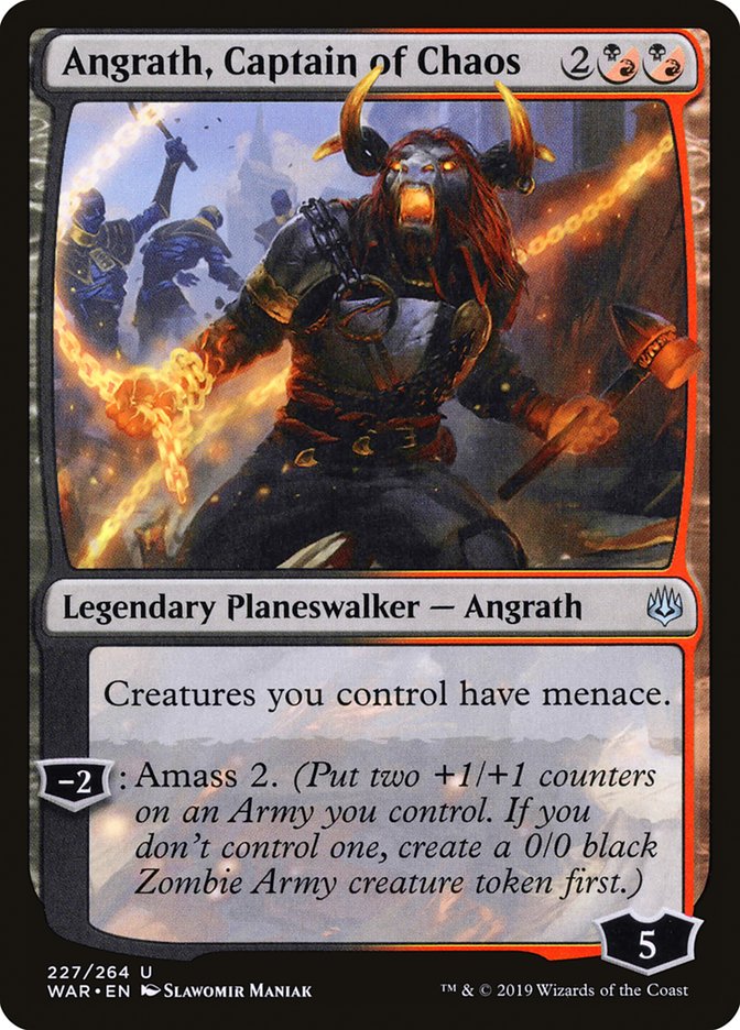 Angrath, Captain of Chaos 227/264 (War of the Spark)  | Good Games Modbury