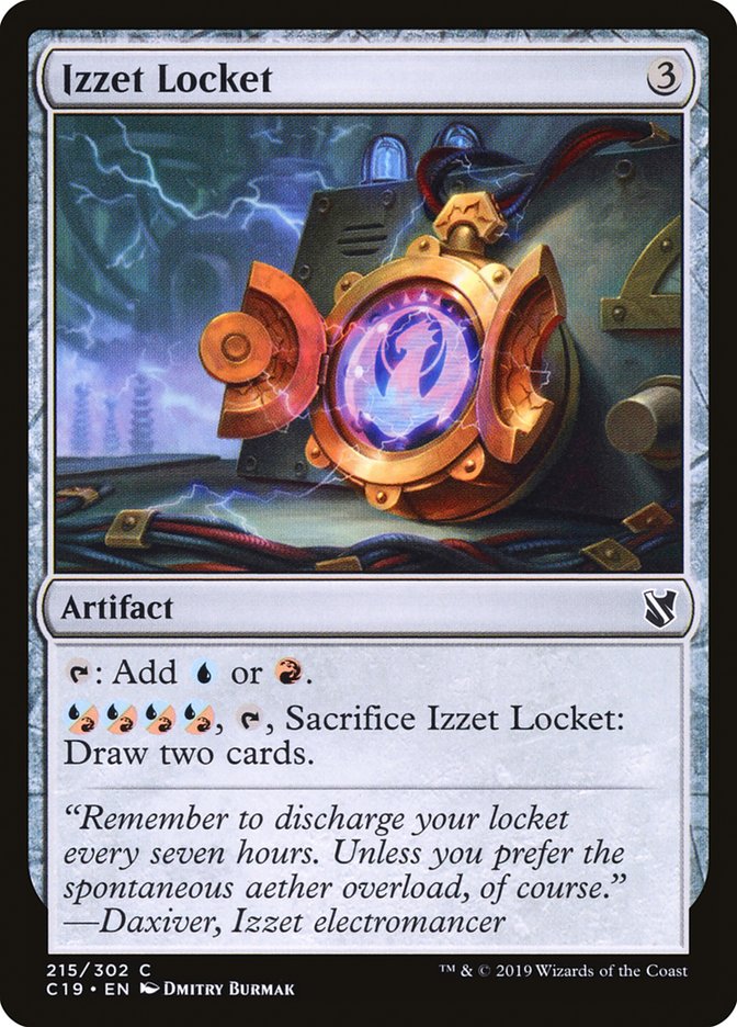 Izzet Locket 215/302 (Commander 2019)  | Good Games Modbury