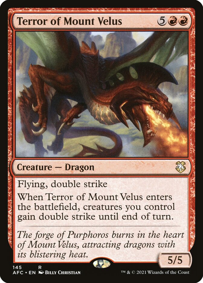 Terror of Mount Velus 145/62 (Commander: Adventures in the Forgotten Realms)  | Good Games Modbury