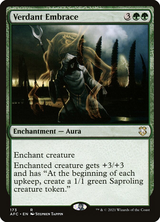 Verdant Embrace 173/62 (Commander: Adventures in the Forgotten Realms)  | Good Games Modbury