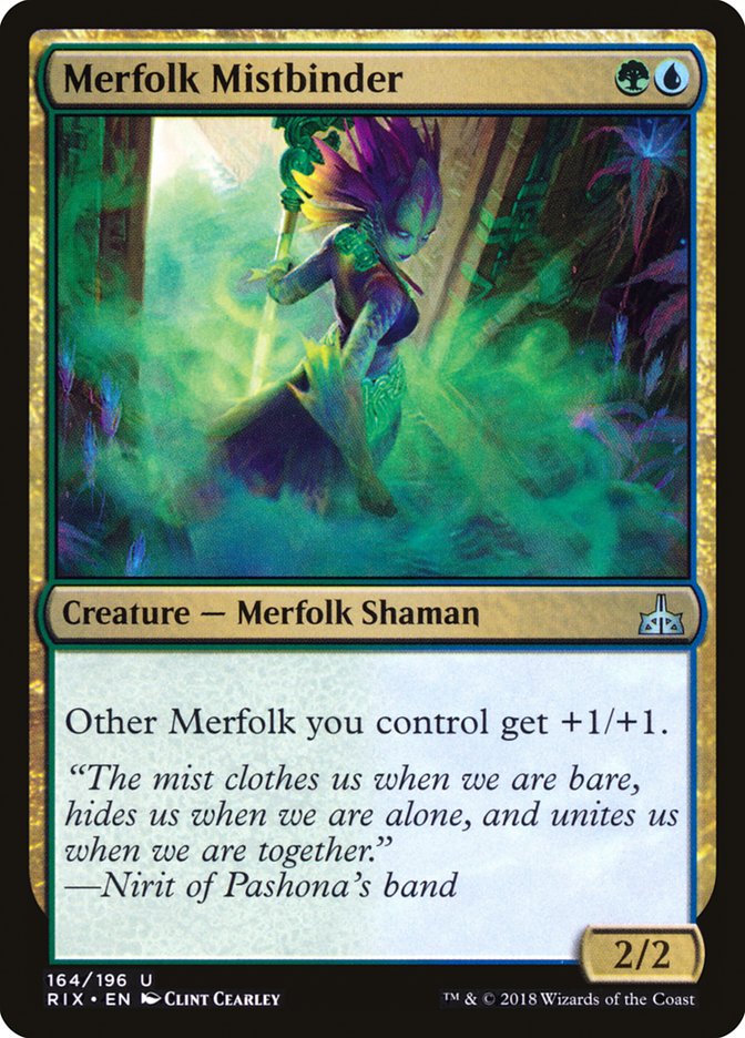 Merfolk Mistbinder 164 (Rivals of Ixalan)  | Good Games Modbury