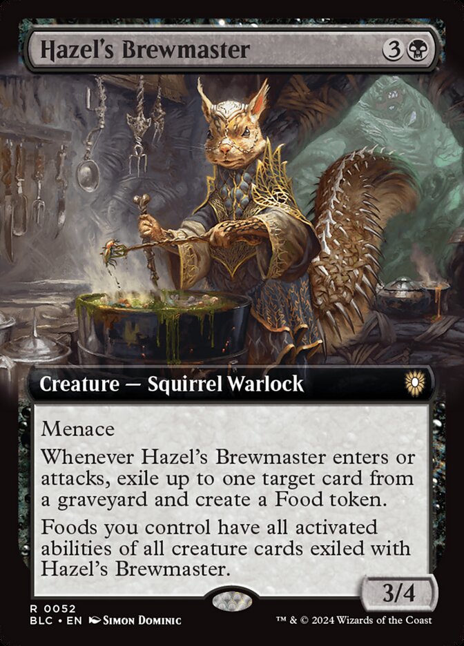 Hazel's Brewmaster 52 (Commander: Bloomburrow)  - Extended Art | Good Games Modbury