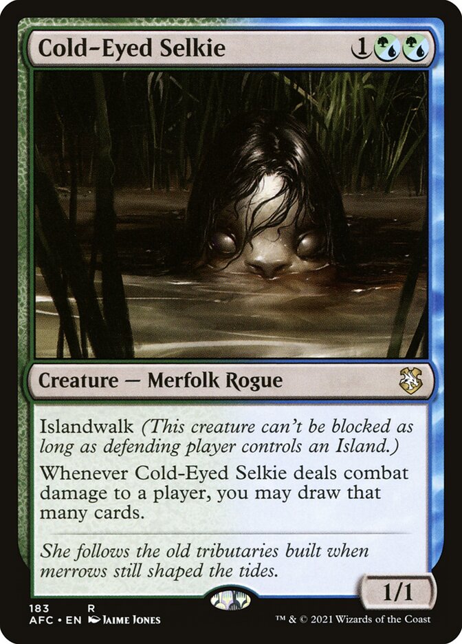 Cold-Eyed Selkie 183/62 (Commander: Adventures in the Forgotten Realms)  | Good Games Modbury