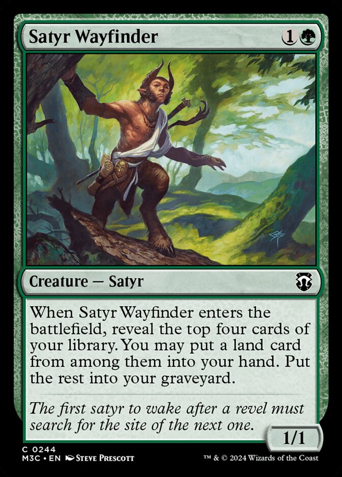 Satyr Wayfinder 244/411 (Commander: Modern Horizons 3)  | Good Games Modbury