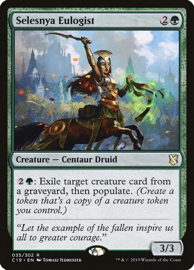 Selesnya Eulogist 35 (Commander 2019)  | Good Games Modbury