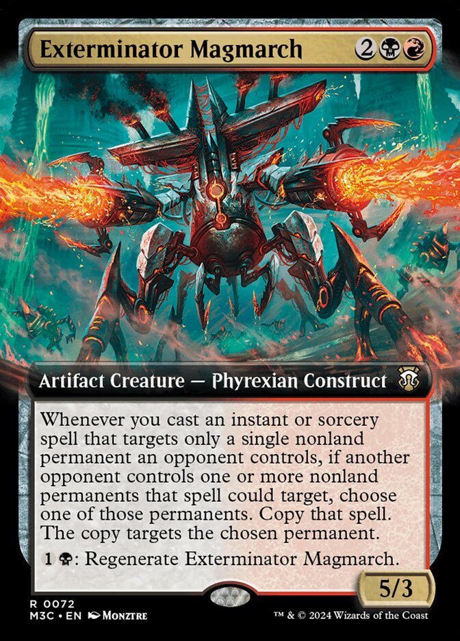 Exterminator Magmarch 72/411 (Commander: Modern Horizons 3)  - Extended Art | Good Games Modbury