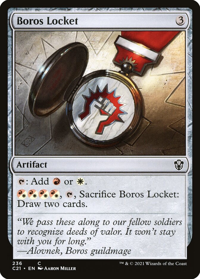 Boros Locket 236 (Commander 2021)  | Good Games Modbury