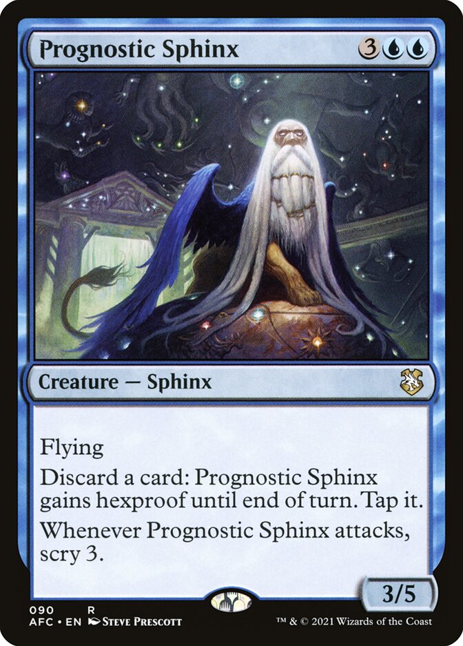 Prognostic Sphinx 90/62 (Commander: Adventures in the Forgotten Realms)  | Good Games Modbury