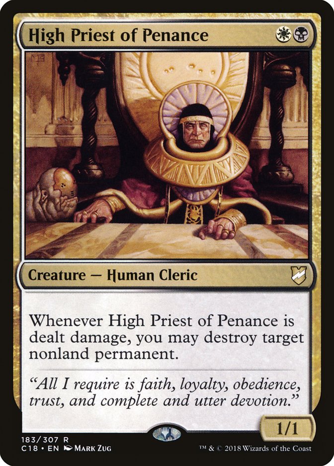 High Priest of Penance 183/307 (Commander 2018)  | Good Games Modbury