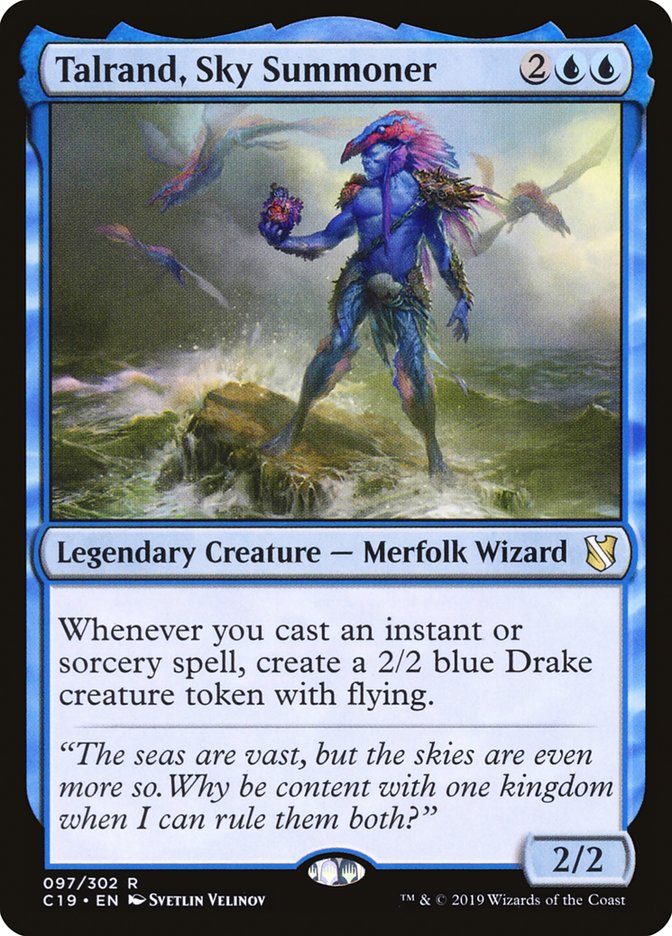 Talrand, Sky Summoner 97/302 (Commander 2019)  | Good Games Modbury