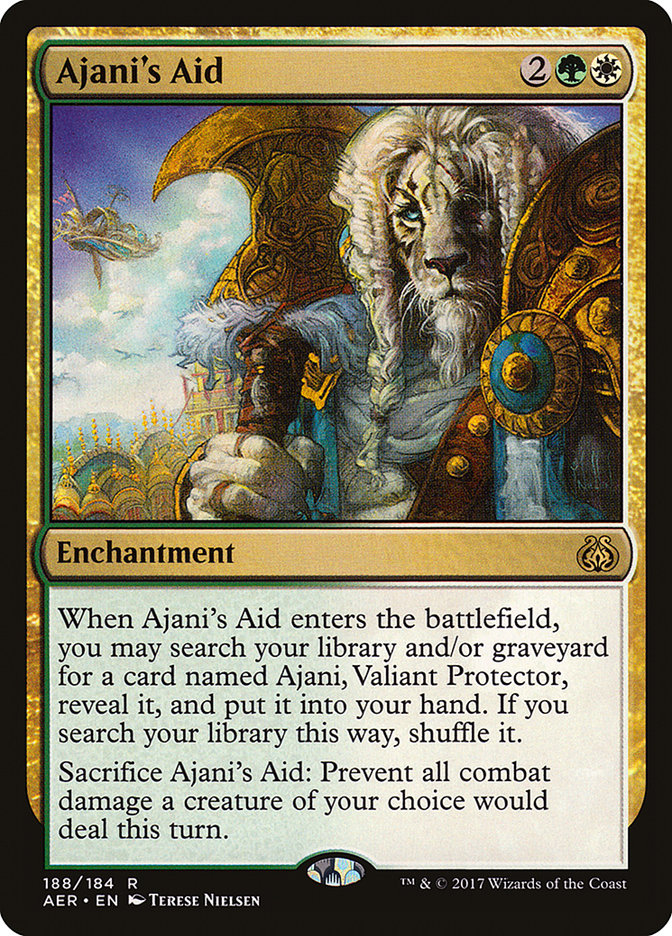 Ajani's Aid 188/184 (Aether Revolt)  | Good Games Modbury