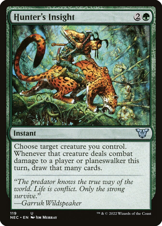 Hunter's Insight 119/38 (Commander: Kamigawa: Neon Dynasty)  | Good Games Modbury