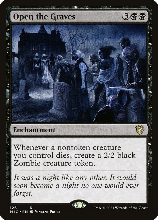Open the Graves 126/38 (Commander: Innistrad: Midnight Hunt)  | Good Games Modbury