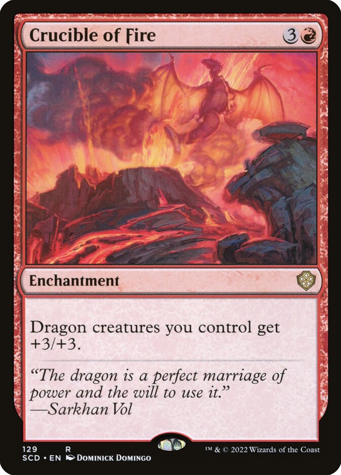 Crucible of Fire 129/352 (Starter Commander Decks)  | Good Games Modbury