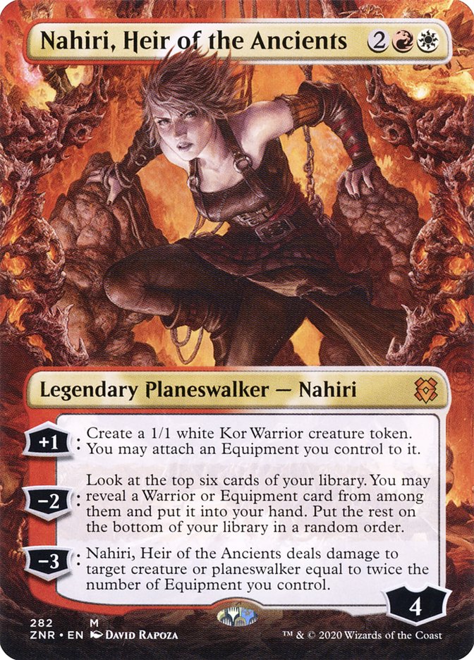 Nahiri, Heir of the Ancients 282/280 (Zendikar Rising)  - Borderless | Good Games Modbury