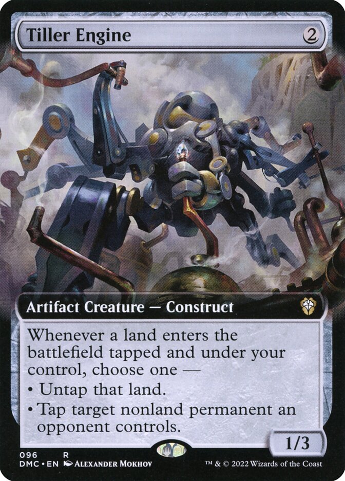 Tiller Engine Extended Art 96 (Commander: Dominaria United)  | Good Games Modbury