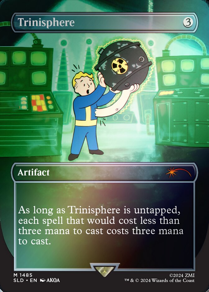 Trinisphere 1485★/1 (Secret Lair Drop Series)  - Borderless Rainbow Foil | Good Games Modbury