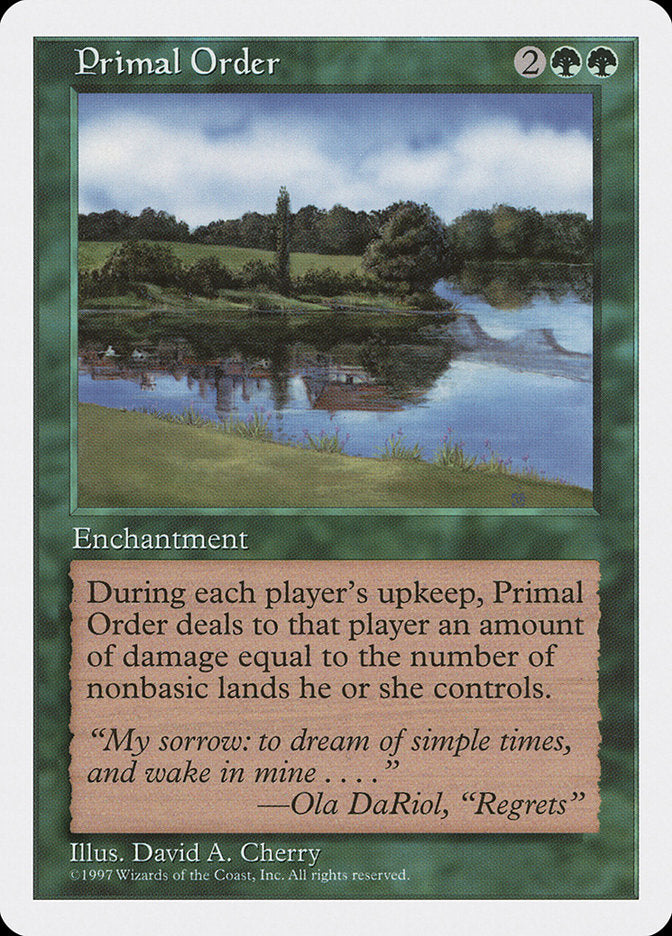 Primal Order 318/455 (Fifth Edition)  | Good Games Modbury