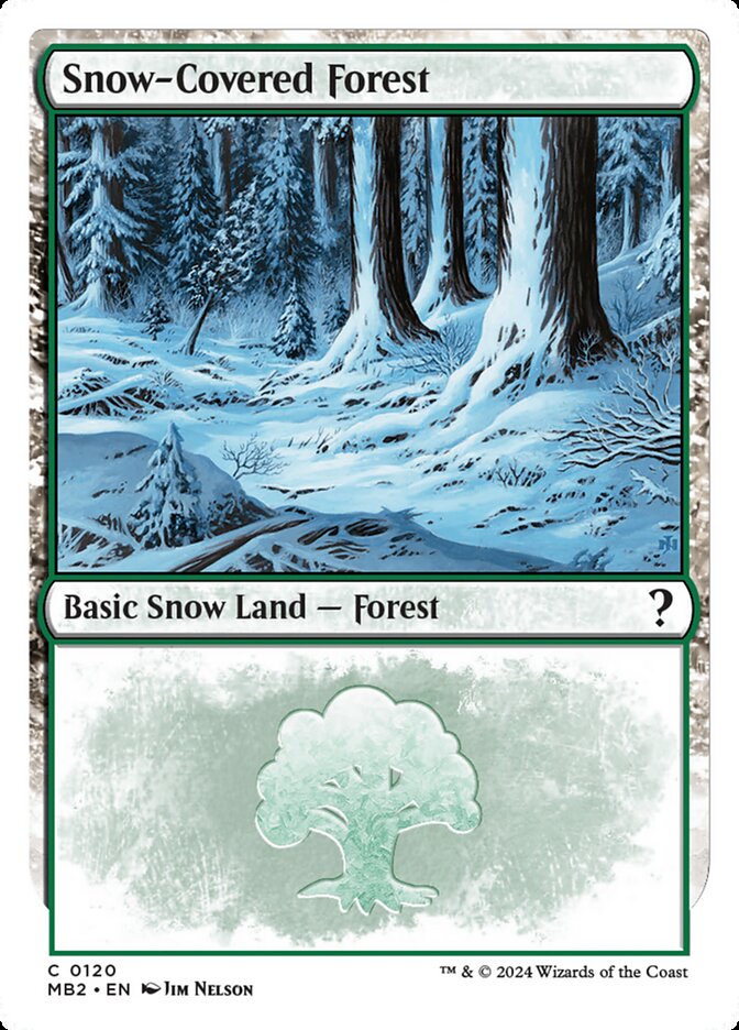 Snow-Covered Forest 120/390 (Mystery Booster 2)  | Good Games Modbury