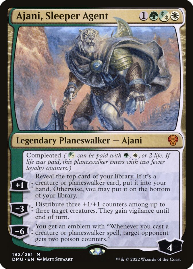 Ajani, Sleeper Agent 192/281 (Dominaria United)  | Good Games Modbury