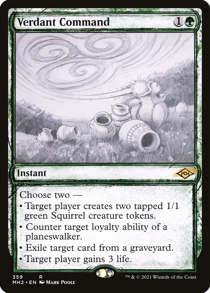 Verdant Command Showcase 359 (Modern Horizons 2)  - Foil | Good Games Modbury