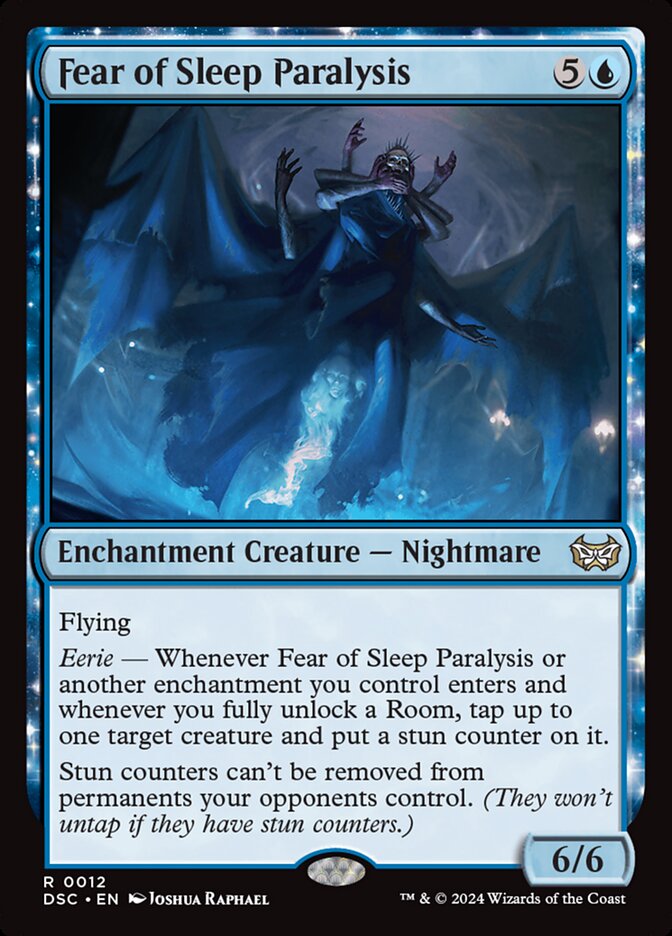 Fear of Sleep Paralysis 12/40 (Commander: Duskmourn: House of Horror)  | Good Games Modbury