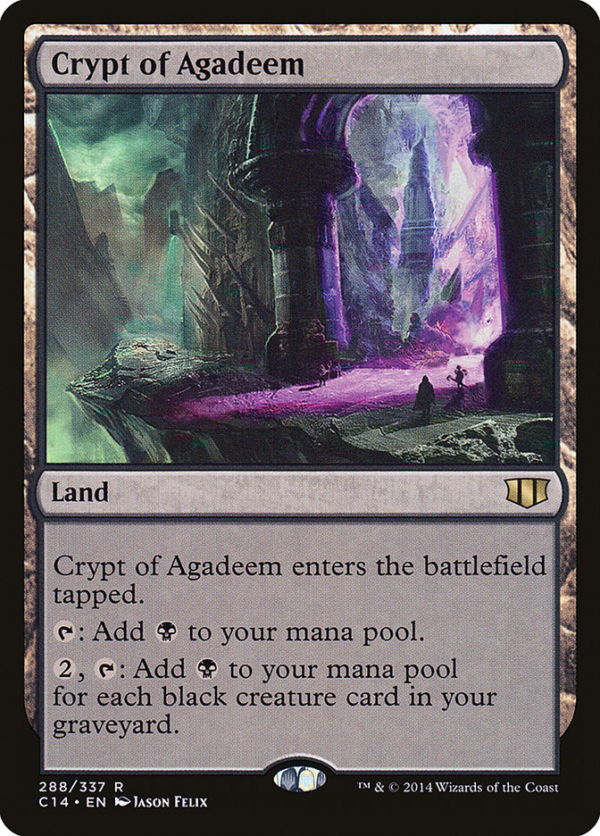 Crypt of Agadeem 288/337 (Commander 2014)  | Good Games Modbury
