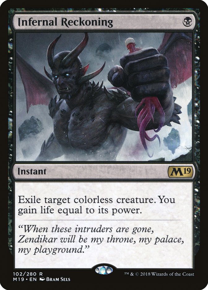 Infernal Reckoning 102/280 (Core Set 2019)  | Good Games Modbury
