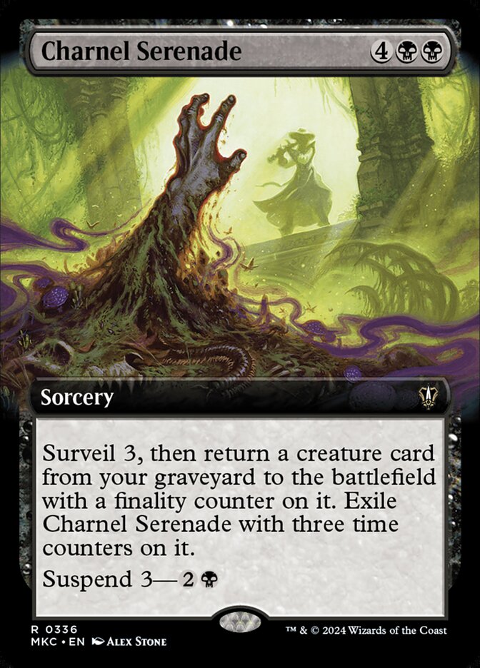 Charnel Serenade 336/311 (Commander: Murders at Karlov Manor)  - Extended Art | Good Games Modbury