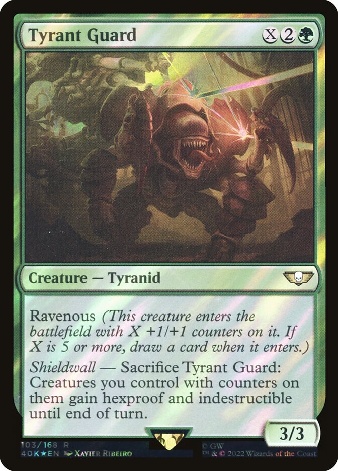 Tyrant Guard 103★/617 (Universes Beyond: Warhammer 40,000)  - Surge Foil | Good Games Modbury