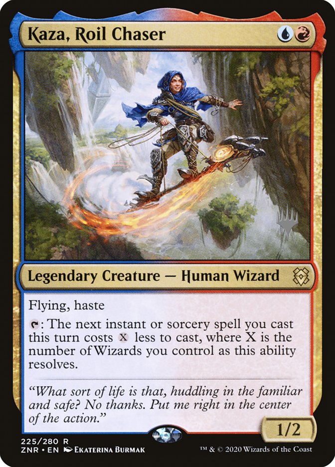 Kaza, Roil Chaser 225 (Promo Pack: Zendikar Rising)  | Good Games Modbury