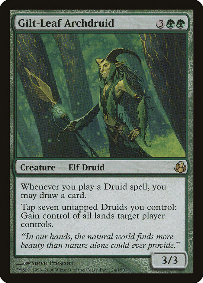 Gilt-Leaf Archdruid 124/150 (Morningtide)  | Good Games Modbury