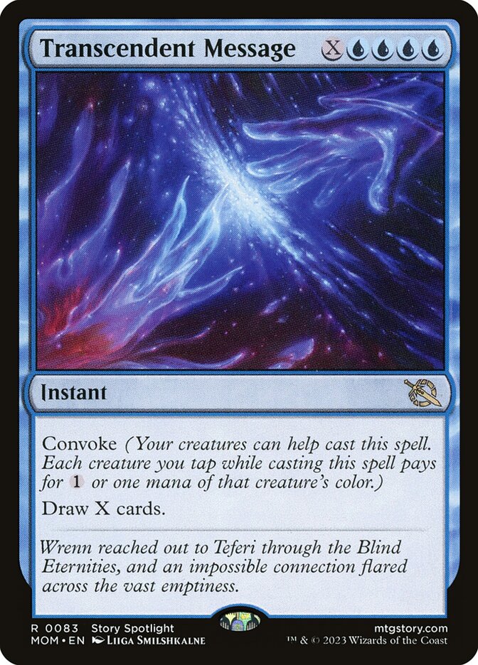 Transcendent Message 83/291 (March of the Machine)  - Foil | Good Games Modbury