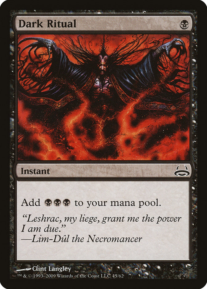 Dark Ritual 45/62 (Duel Decks: Divine vs. Demonic)  | Good Games Modbury