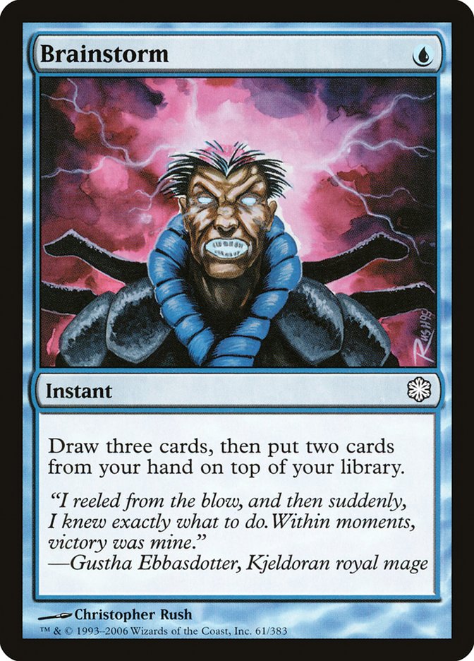 Brainstorm 61/62 (Coldsnap Theme Deck Reprints)  | Good Games Modbury