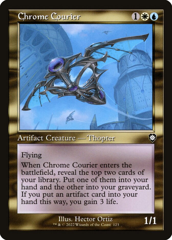 Chrome Courier 123/40 (Commander: The Brothers' War)  | Good Games Modbury