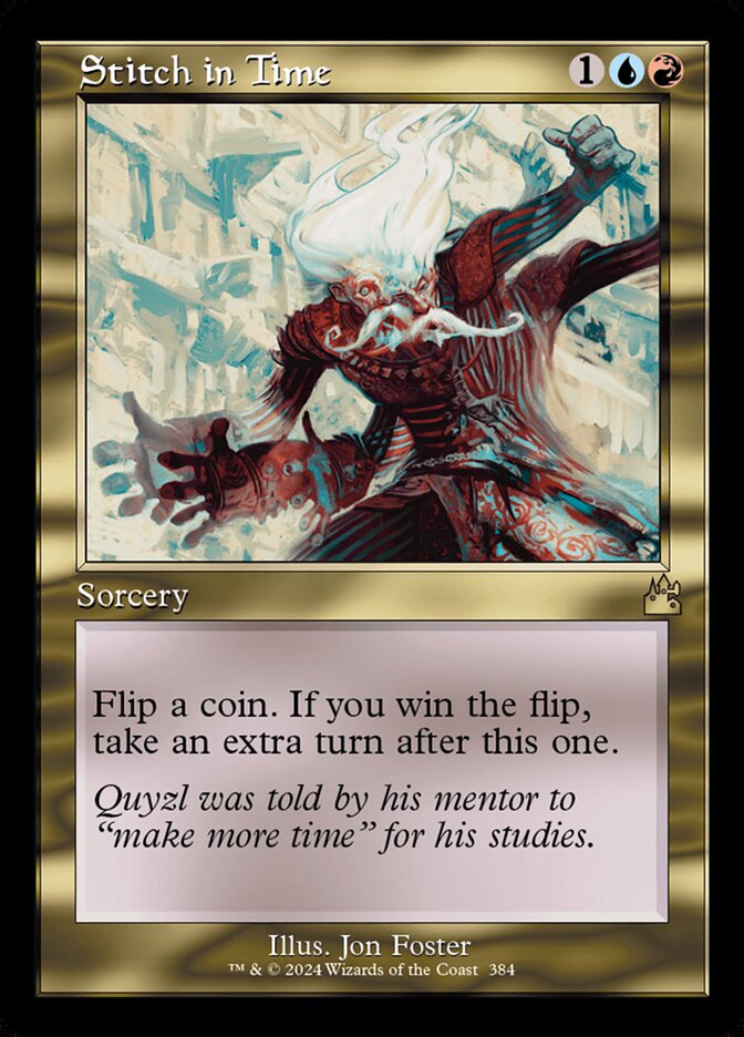 Stitch in Time 384 (Ravnica Remastered)  - Retro Foil | Good Games Modbury